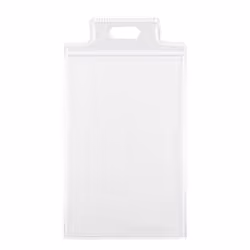 SEI Rota 31801000, Supporto per badge, Ritratto, PVC, Trasparente, Alto, 55 mm