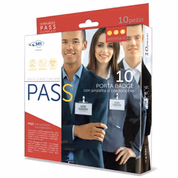 SEI Rota Pass 4 E Supporto per badge PVC 10 pz