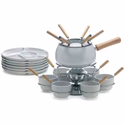 Descrizione Il servizio fonduta convivio ti permettere di organizzare splendide cene in compagnia. Set composto da: 1 casseru ...