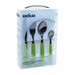 Excelsa 35417 set di posate Verde