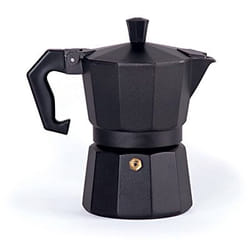 Excelsa - Caffettiera Chicco, Alluminio, Nero, 1 Tazza