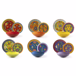 Excelsa 64435, 6 persona(e), Porcellana, Porcellane dure, Multicolore, 27 cm, 20,5 cm, 20,5 cm