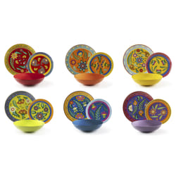 Excelsa 64435 servizio da tavola 18 pz Porcellana, Porcellane dure Multicolore
