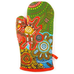 Excelsa - Aboriginal Guanto da Forno, Taglia Unica, Fodera 100% Cotone, Imbottitura in Poliestere