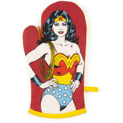 Excelsa - Wonder Woman Guanto da Forno, Taglia Unica, Fodera 100% Cotone, Imbottitura in Poliestere
