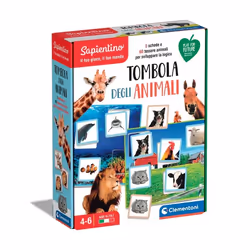 Clementoni Sapientino Tombola Degli Animali, 4 anno/i, Multicolore