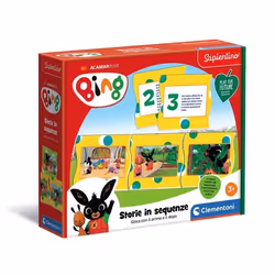 Clementoni BING - IL GIOCO DELLE SEQUENZE, Gioco da tavolo, Educativo, 3 anno/i, Edizione da viaggio, Gioco di famiglia