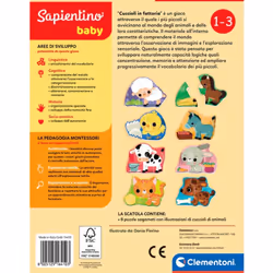 Clementoni Sapientino Montessori Cuccioli Fattoria - Vista aggiuntiva 5