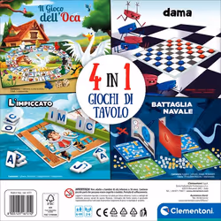 Clementoni 4 in 1 Giochi Da Tavolo - Vista aggiuntiva 3