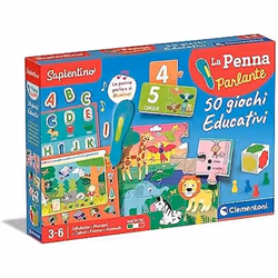Clementoni Sapientino La penna parlante 50 giochi educativi, 3 anno/i, Batterie richieste, Multicolore