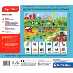 Clementoni Sapientino Montessori - Parole In Fattoria - Vista aggiuntiva 5
