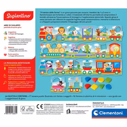 Clementoni Sapientino Montessori - Il Trenino Delle Forme - Vista aggiuntiva 6