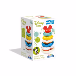 Clementoni Disney Baby Stacking Rings giocattolo per lo sviluppo delle abilità motorie