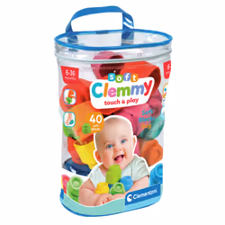 Clementoni Clemmy Bag 40, 0,6 anno/i, 40 pz, Gomma
