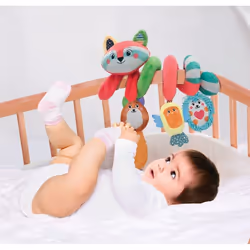 Baby Soft Spiral Happy Animals giocattolo da appendere per bambini - Vista aggiuntiva 5