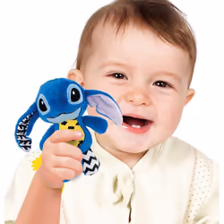 Clementoni Disney Baby Stitch Soft Rattle giocattolo da appendere per bambini - Vista aggiuntiva 4