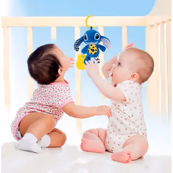 Clementoni Disney Baby Stitch Soft Rattle giocattolo da appendere per bambini - Vista aggiuntiva 5
