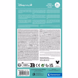 Clementoni Disney Baby Angel Soft Rattle giocattolo da appendere per bambini