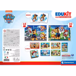 Clementoni Edukit 4 in 1 - Paw Patrol Puzzle Cartoni - Vista aggiuntiva 4