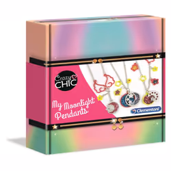Clementoni Pendants Crazy Moon, Kit di attività manuali per bambini, 7 anno/i