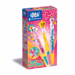 Clementoni IDEA Create your Pens: Fantasy, Kit di attività manuali per bambini, 6 anno/i, Multicolore