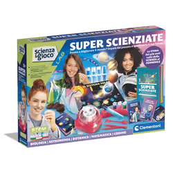 Clementoni Scienza e Gioco Lab - Super scienziate, Variabile, 8 anno/i, Multicolore