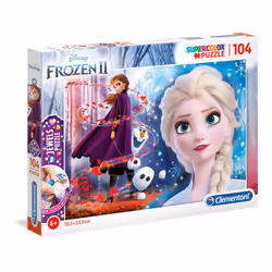 Clementoni Disney Frozen 2, 104 pz, Cartoni, 6 anno/i