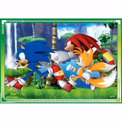 Clementoni Supercolor Sonic Puzzle 12 pz Video game - Vista aggiuntiva 5