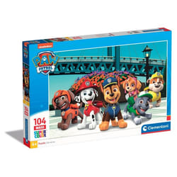 Clementoni Supercolor Paw Patrol Puzzle 104 pz Cartoni