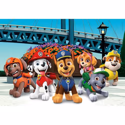 Clementoni Supercolor Paw Patrol Puzzle 104 pz Cartoni