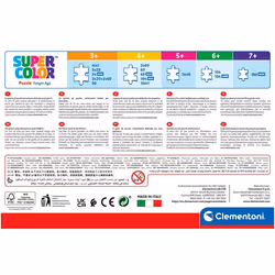 Clementoni Supercolor 25300 Puzzle 48 pz Cartoni