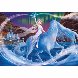 Clementoni Disney Frozen 2 Puzzle di contorno 104 pz Arte