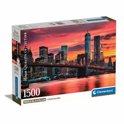Clementoni High Quality Collection East River at Dusk Puzzle 1500 pz Landscape