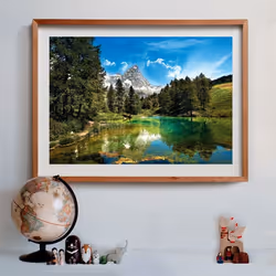 Clementoni High Quality Collection Blue Lake Puzzle 1500 pz Landscape