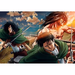 Clementoni Attack on Titan Puzzle 500 pz Fumetti