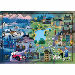 Clementoni High Quality Collection 39665 puzzle 1000 pz Cartoni - Vista aggiuntiva 2