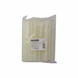 Colla termofusibile di colore bianco chiaro adatta per: tessuto, modellismo, cartone, legno e carta Per un risultato ottimale ...