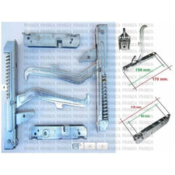 Nardi - kit 2PZ cerniera molla porta forno cucina fratelli onofri