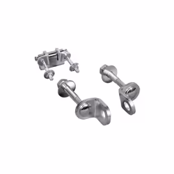 Occhioli fissi Viro 30067 Accessori di chiusura per lucchetti, di facile montaggio, per applicazioni su legno, ferro, muro, e ...