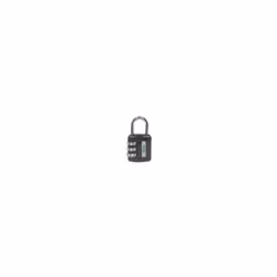 LUCCHETTI PER VALIGIE COMBINAZIONE VARIABILE mm.20 NERO CROMATO Pratici lucchetti a combinazione, dal design piacevole, per l ...