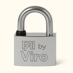Viro - Lucchetto ad arco resistente alla corrosione umidità Mare Marino Esterni 40 mm