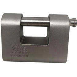 Viro - Lucchetto monoblocco in acciaio speciale Monolith 87 mm