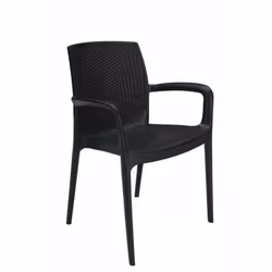 Poltrona polimerica ecologica (Greenpol) Dimensioni pezzo singolo: 84x59x55 cm. Peso pezzo singolo: 3,8 kg. Articolo certific ...