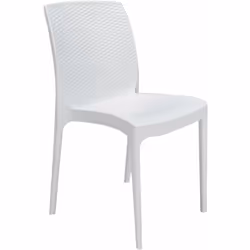 Sedia polimerica ecologica (Greenpol) Dimensioni pezzo singolo: 84x46x56 cm. Peso pezzo singolo: 3 kg. Articolo certificato U ...