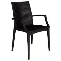 Poltrona Rattan Bistrot colore antracite