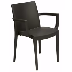 Poltrona polimerica ecologica (Greenpol) Dimensioni pezzo singolo: 80x58x61 cm. Peso pezzo singolo: 3,8 kg. Articolo certific ...