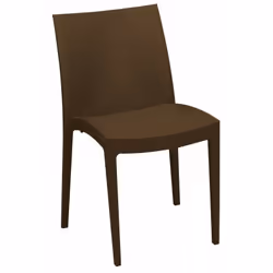 Sedia polimerica ecologica (Greenpol) Dimensioni pezzo singolo: 80x49x51 cm. Peso pezzo singolo: 3,4 kg. Articolo certificato ...