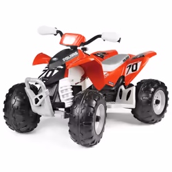 Peg Perego Polaris Outlaw 330W, 3 anno/i, 4 ruota(e), Polipropilene (PP), Caldaie, Poliammide, Rosso, Bianco