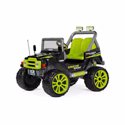 Peg Perego Gaucho Sport 12 Volt è il fuoristrada elettrico a due posti dedicato ai bambini bimbi avventurosi dai 3 anni. La s ...