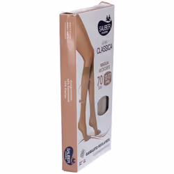 Sauber Gambaletto Open Toe Maglia Microrete 70 Den Neutro Beige Taglia 4